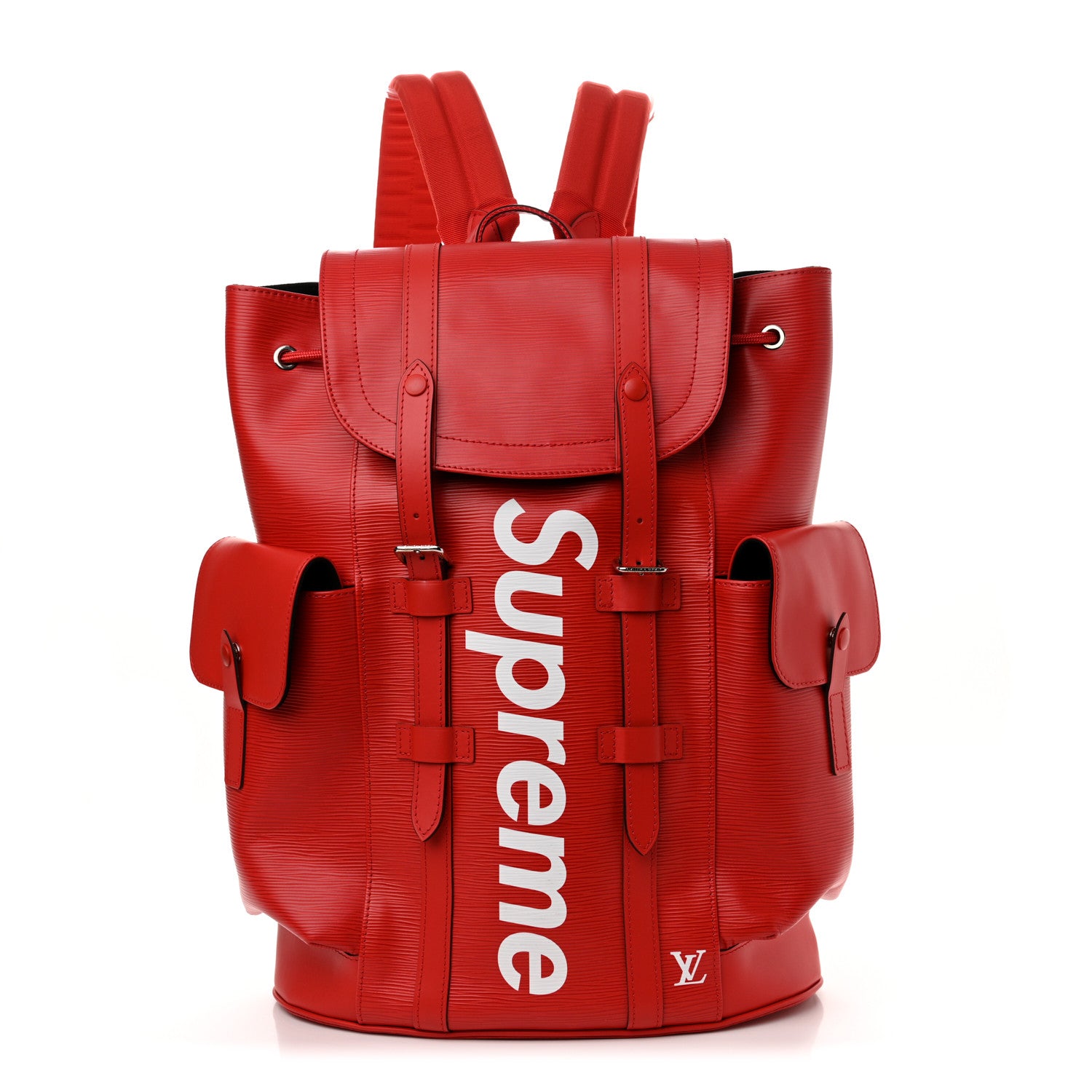 Louis Vuitton X SUPREME Epi Christopher Backpack PM Red 1 of 10