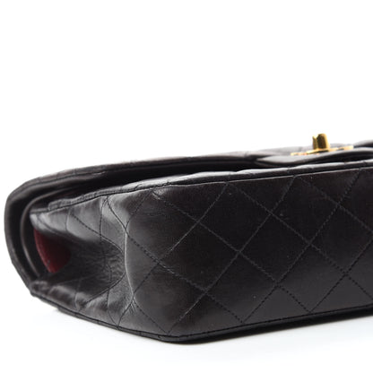 Chanel Lambskin Quilted Medium Double Flap Black 6 of 16