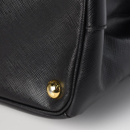 Prada Saffiano Large Galleria Double Zip Tote Black 15 of 15
