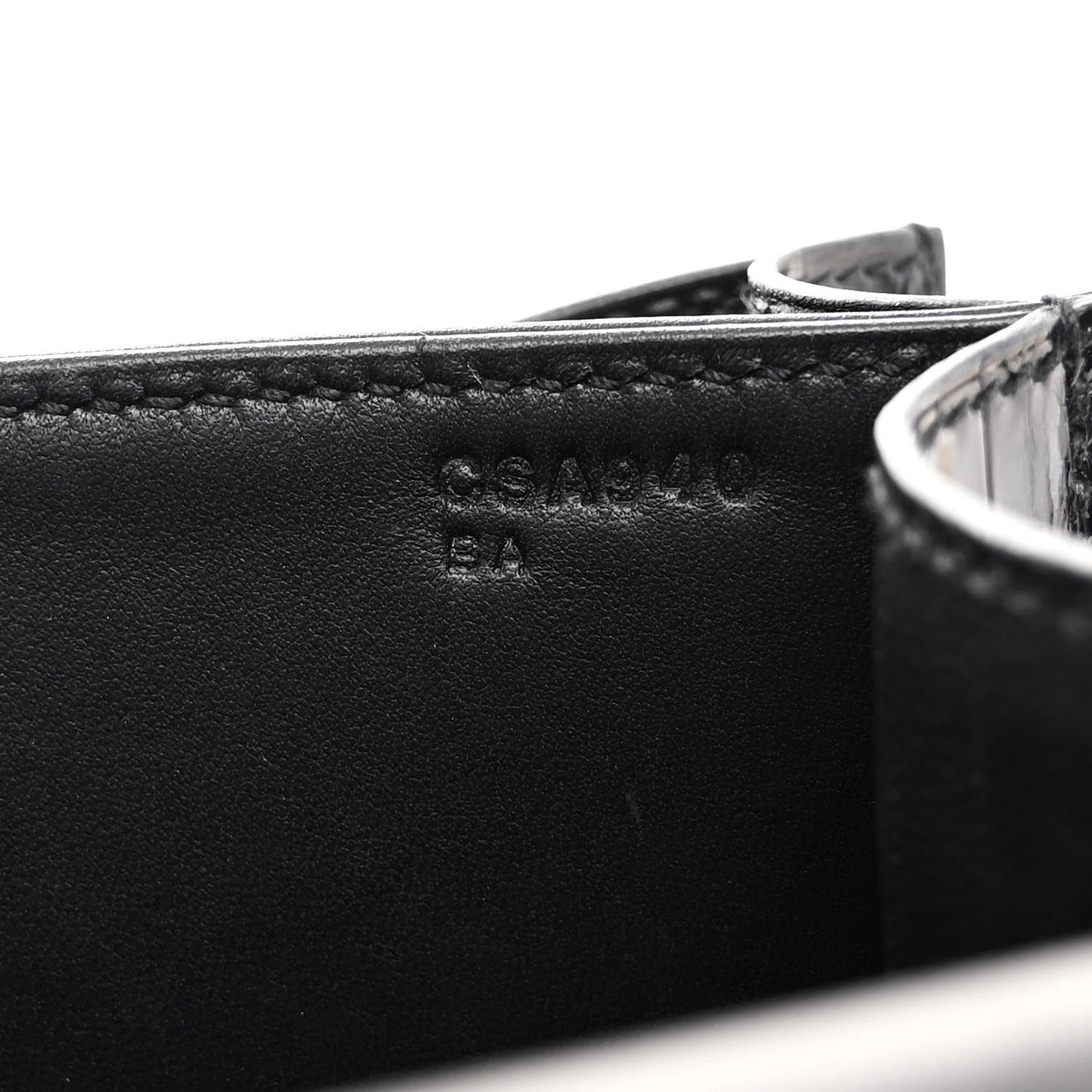 Shiny Alligator Constance 24 Black