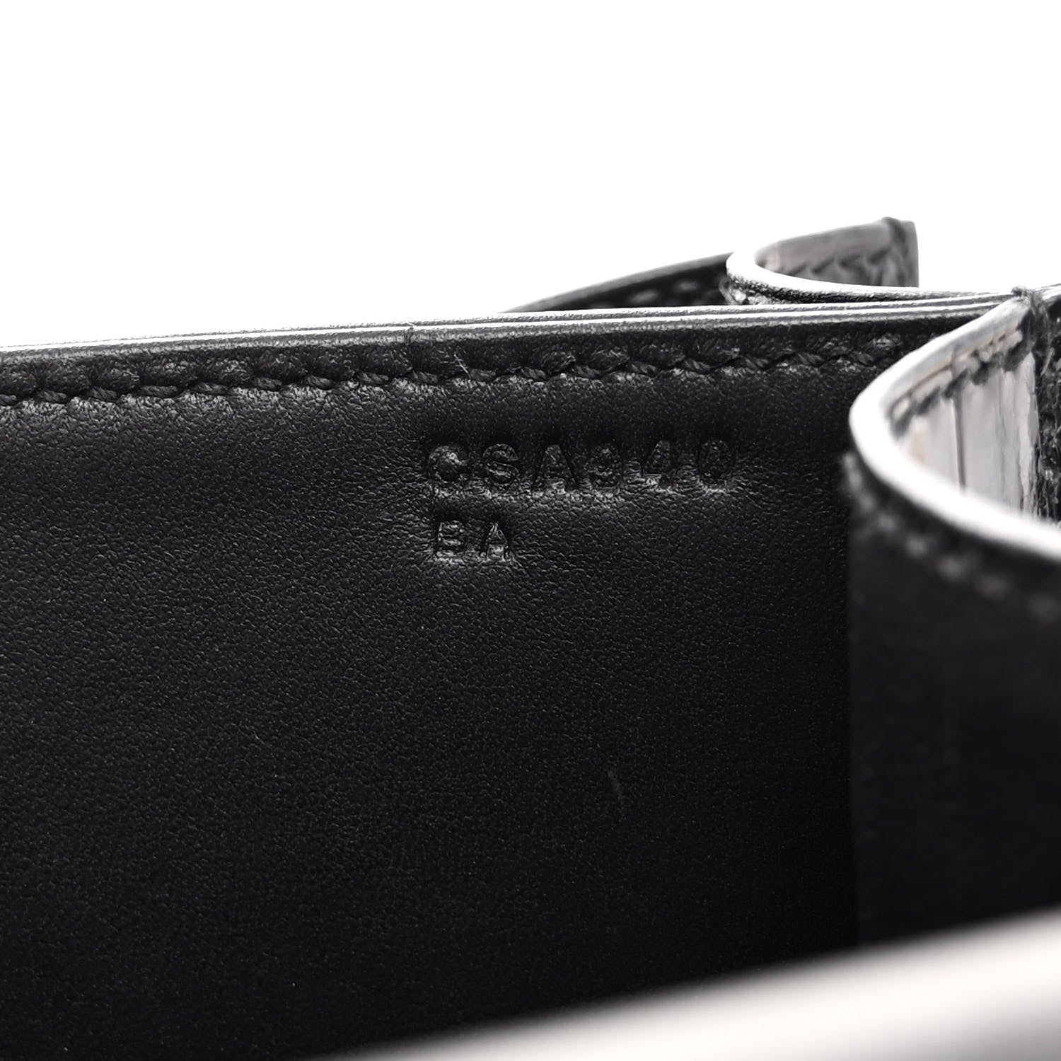 Hermes Shiny Alligator Constance 24 Black 7 of 11