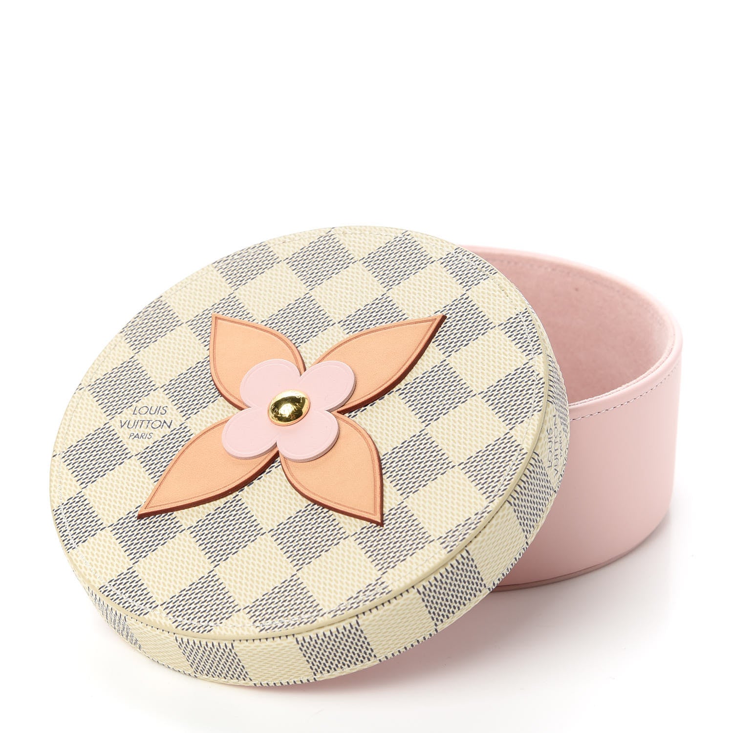Louis Vuitton Damier Azur Eugenie Box MM Rose Ballerine 10 of 11