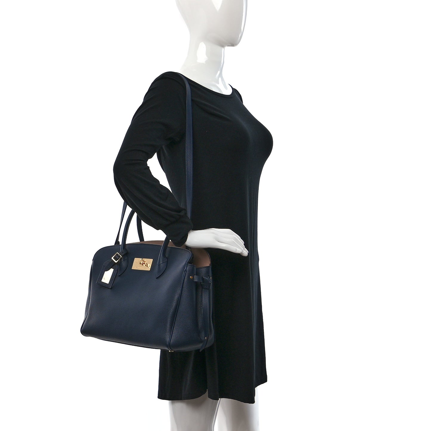 Veau Nuage Milla MM Bleu Marine