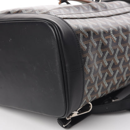 Goyard Goyardine Calfskin Alpin Backpack Black 10 of 12