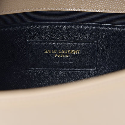 Saint Laurent Grain De Poudre Small Monogram Kate Satchel Nude Powder 6 of 11