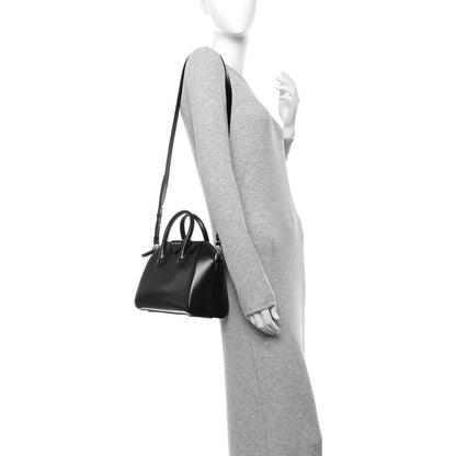 Givenchy Shiny Lord Calfskin Mini Antigona Black 2 of 10