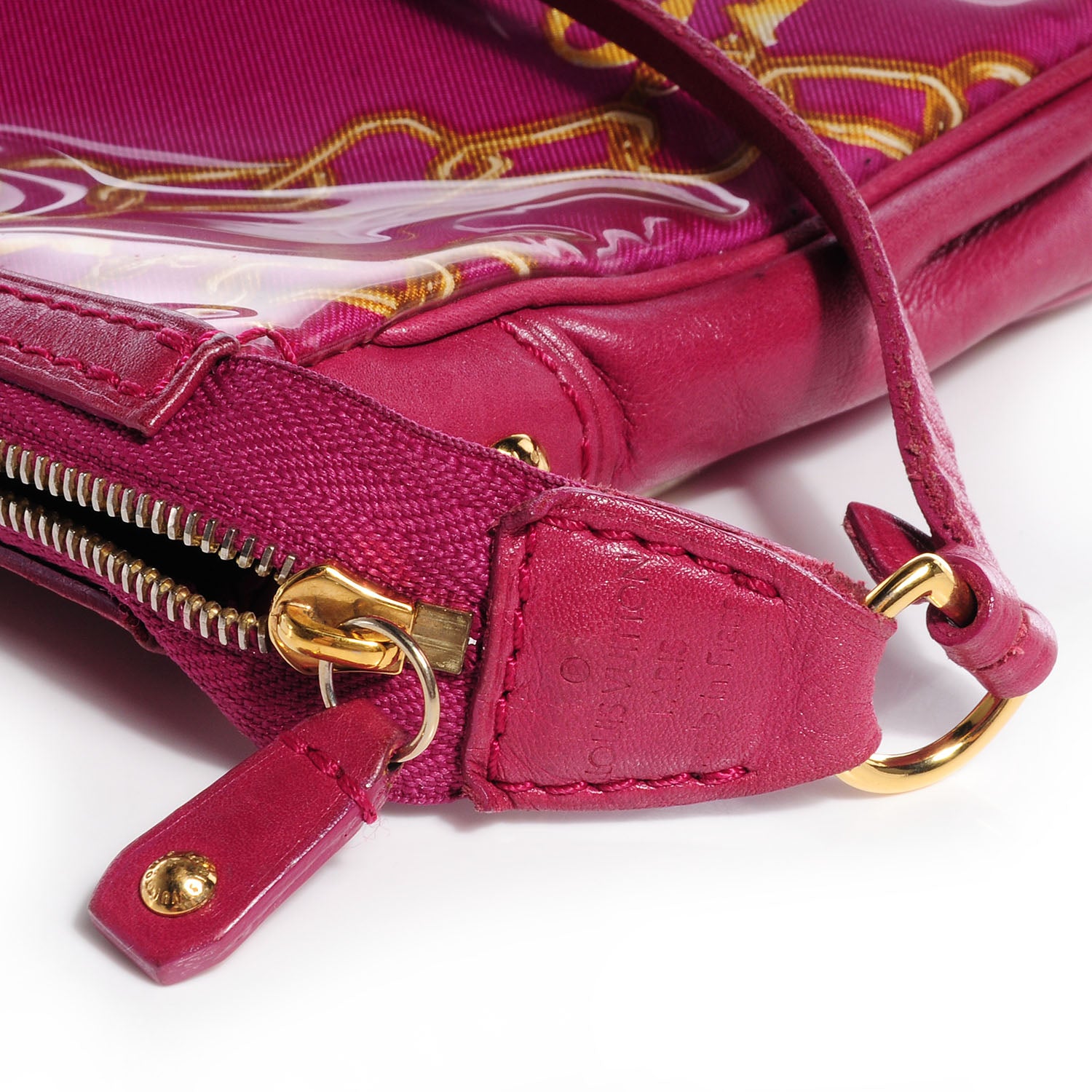 Louis Vuitton Monogram Charms Pochette Accessories Bag Fuchsia 7 of 8