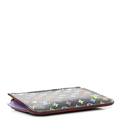 Louis Vuitton Monogram Multicolor Key Pouch Black Violet 4 of 10