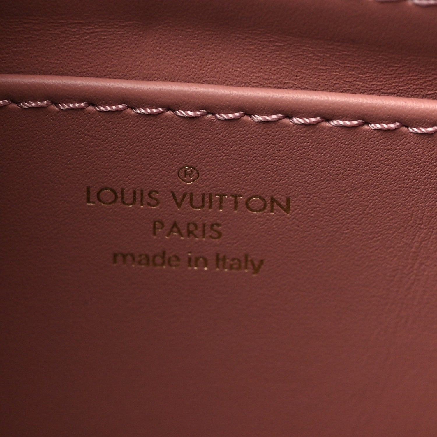 Louis Vuitton Lambskin Malletage Top Handle GO-14 MM Beige Rose 6 of 9