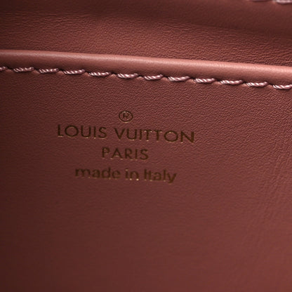 Louis Vuitton Lambskin Malletage Top Handle GO-14 MM Beige Rose 6 of 9
