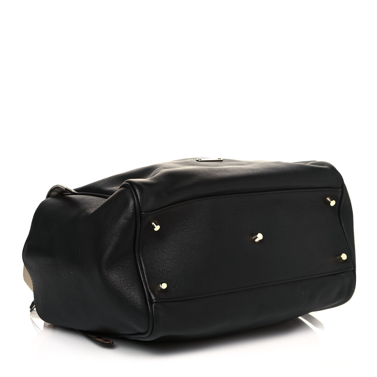 Burberry Calfskin Small Canterbury Tote Black 4 of 13