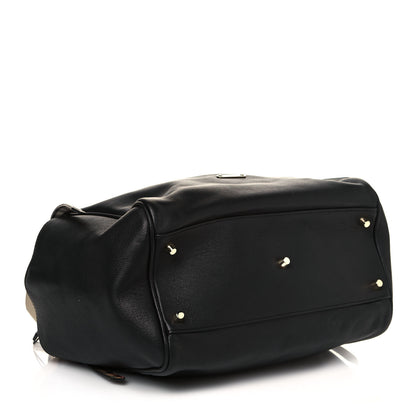 Burberry Calfskin Small Canterbury Tote Black 4 of 13