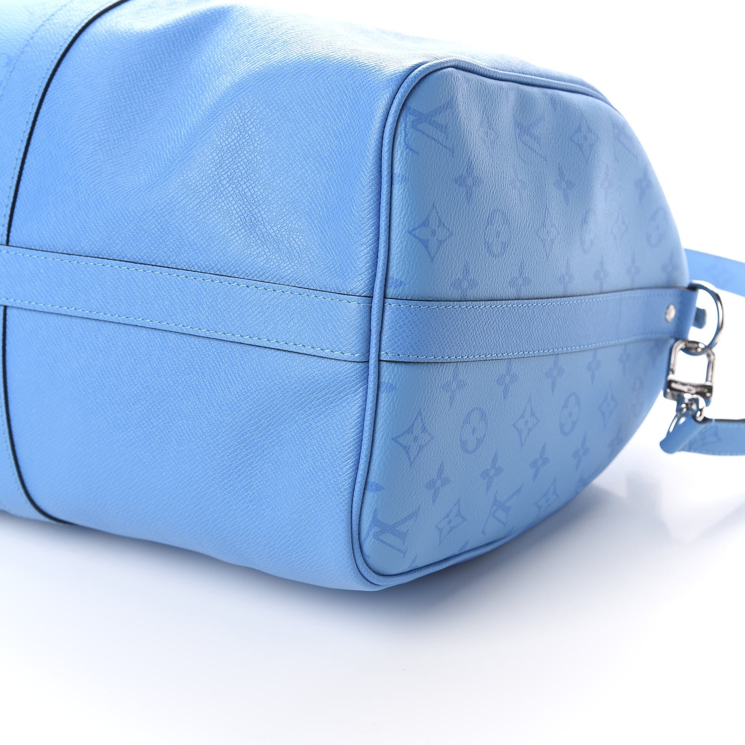 Louis Vuitton Taigarama Keepall Bandouliere 50 Blue Lagoon 6 of 8