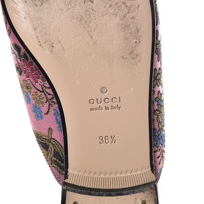 Gucci X DISNEY Jacquard Japanese Donald Duck Womens Princetown Slippers 38.5 Pink Black 7 of 8