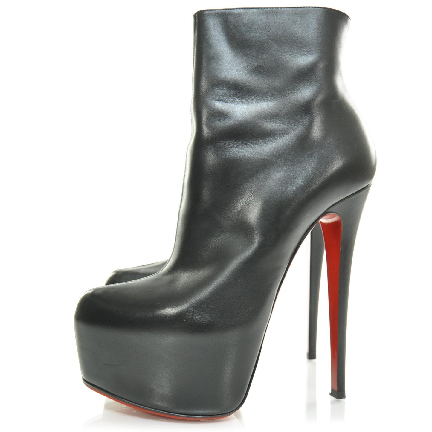 Leather Daf 160 Ankle Boots 38.5 Black