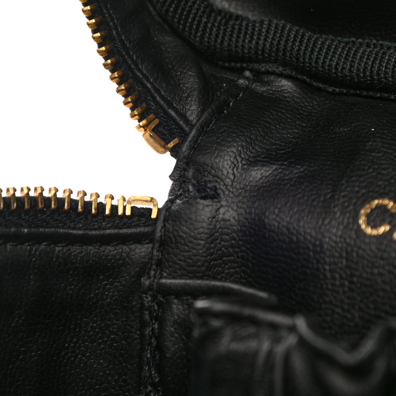 Chanel Caviar Vanity Cosmetic Case Black 10 of 13