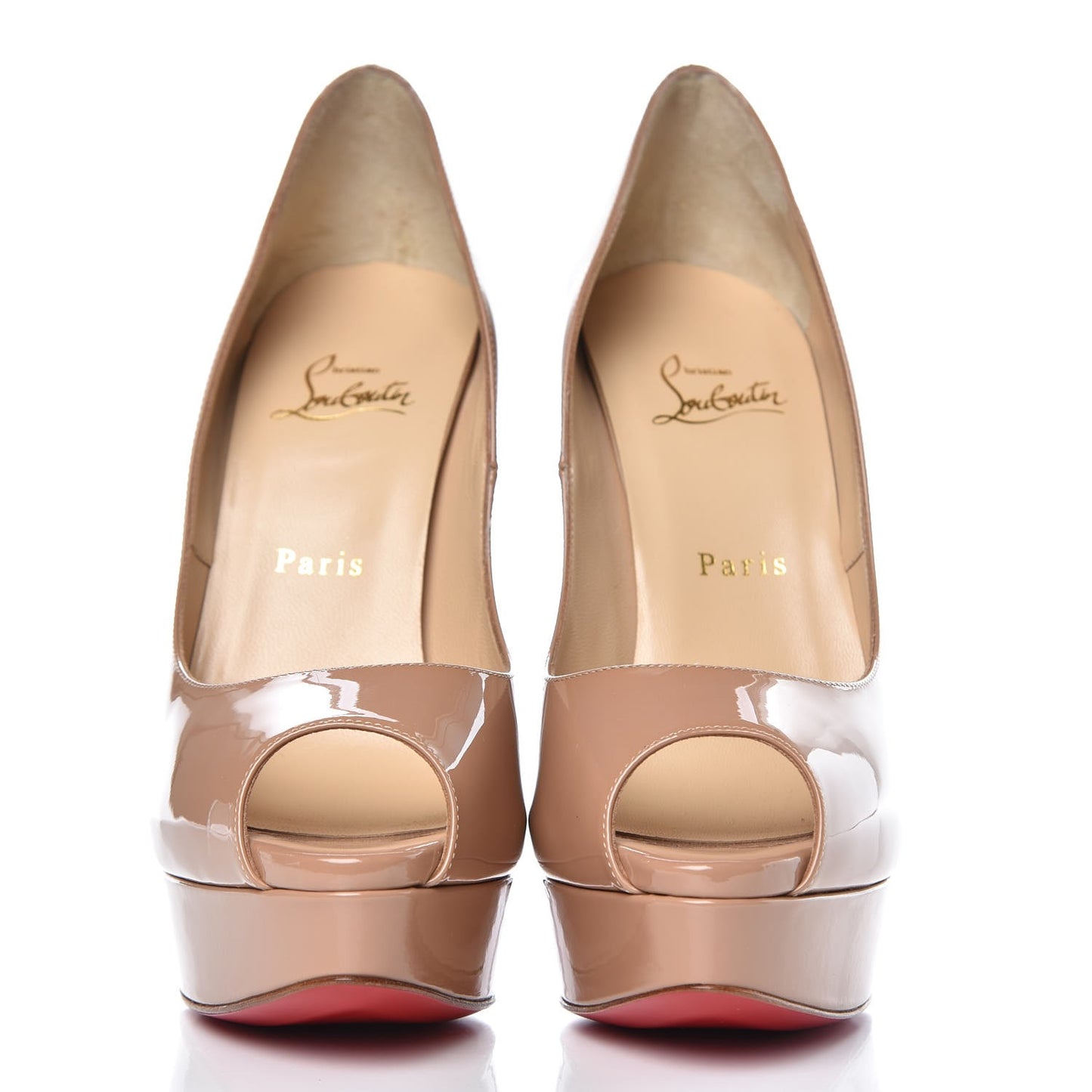 Patent Lady Peep 150 Pumps 39 Nude