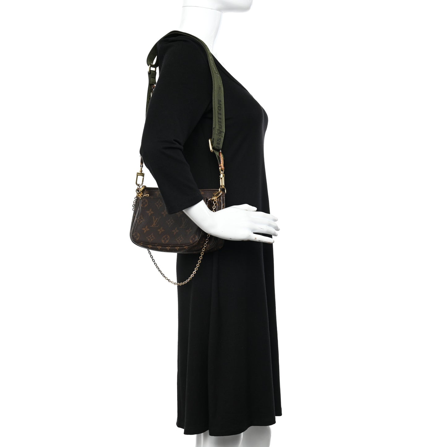 Monogram Multi Pochette Accessories Kaki