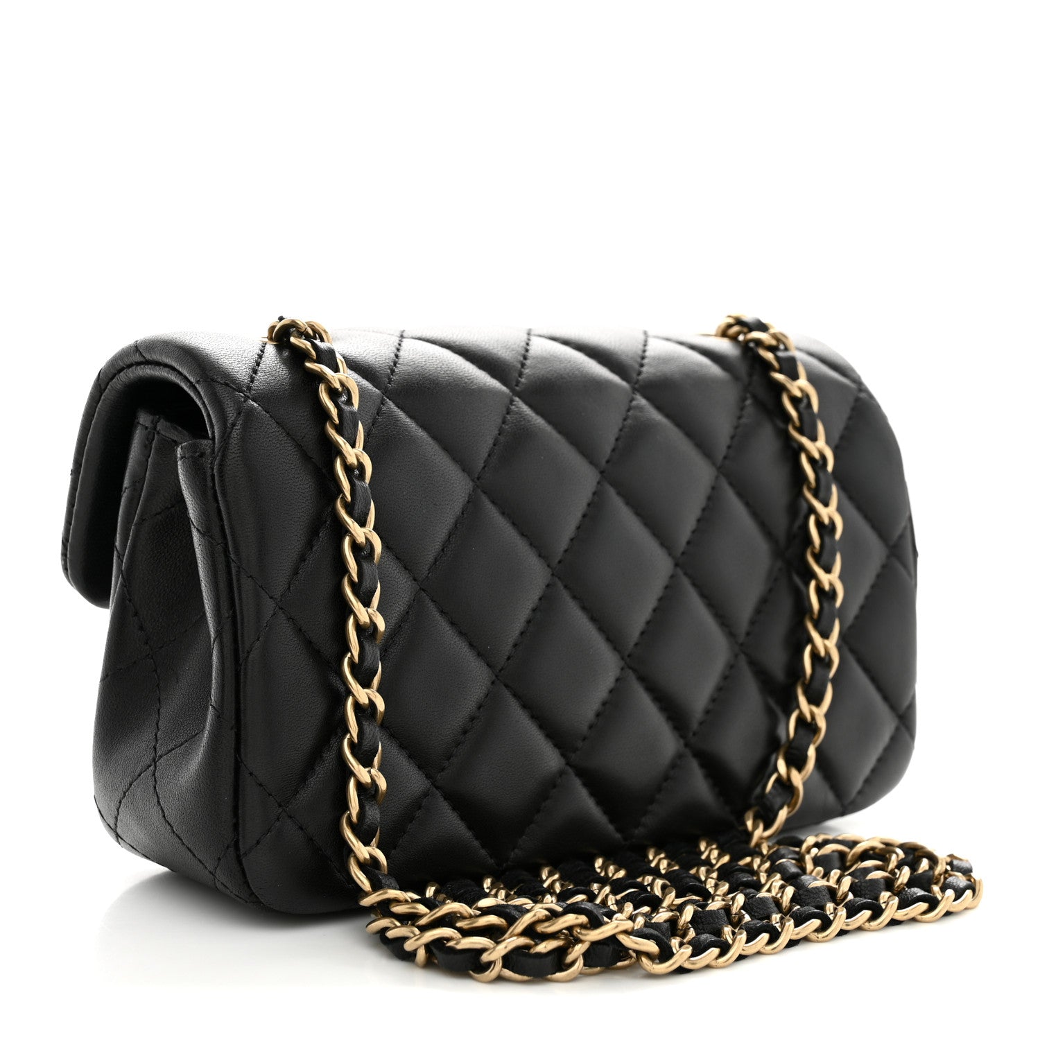 Chanel Lambskin Quilted Extra Mini Flap Black 3 of 10