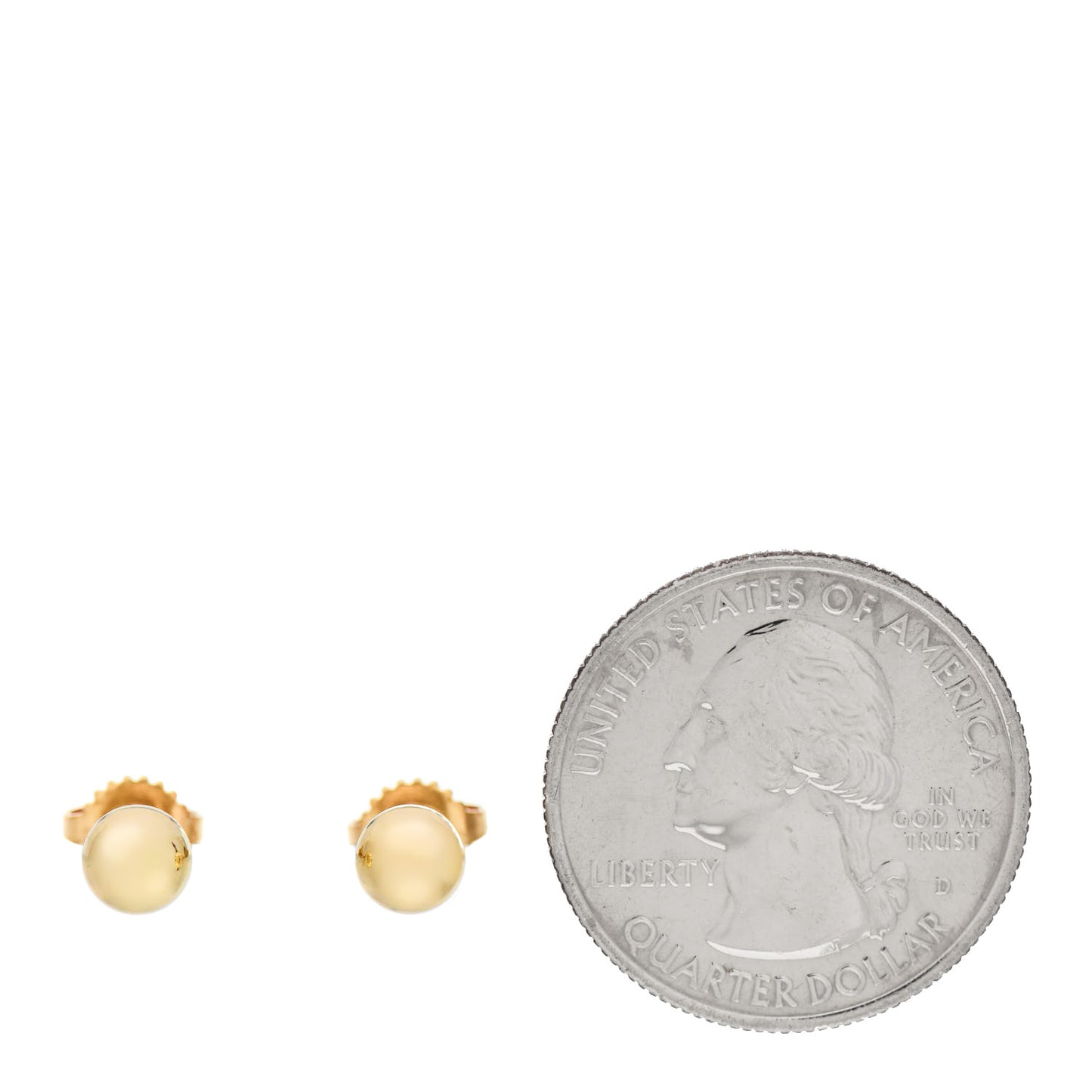 18K Yellow Gold 5.5mm HardWear Ball Earrings