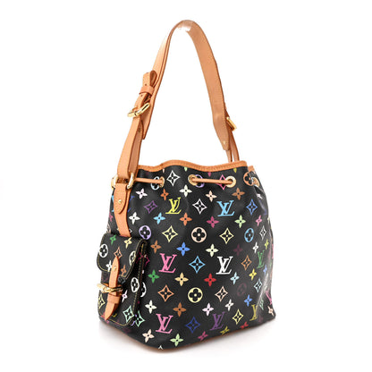 Louis Vuitton Monogram Multicolor Petit Noe Black 3 of 14
