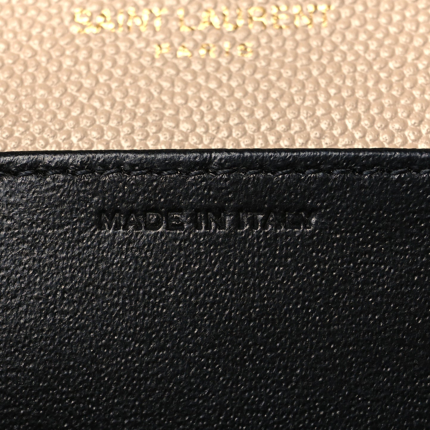 Grain De Poudre Monogram Uptown Chain Wallet Dark Beige