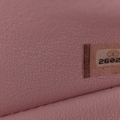 Chanel Lambskin Quilted Medium Double Flap Light Pink 6 of 10