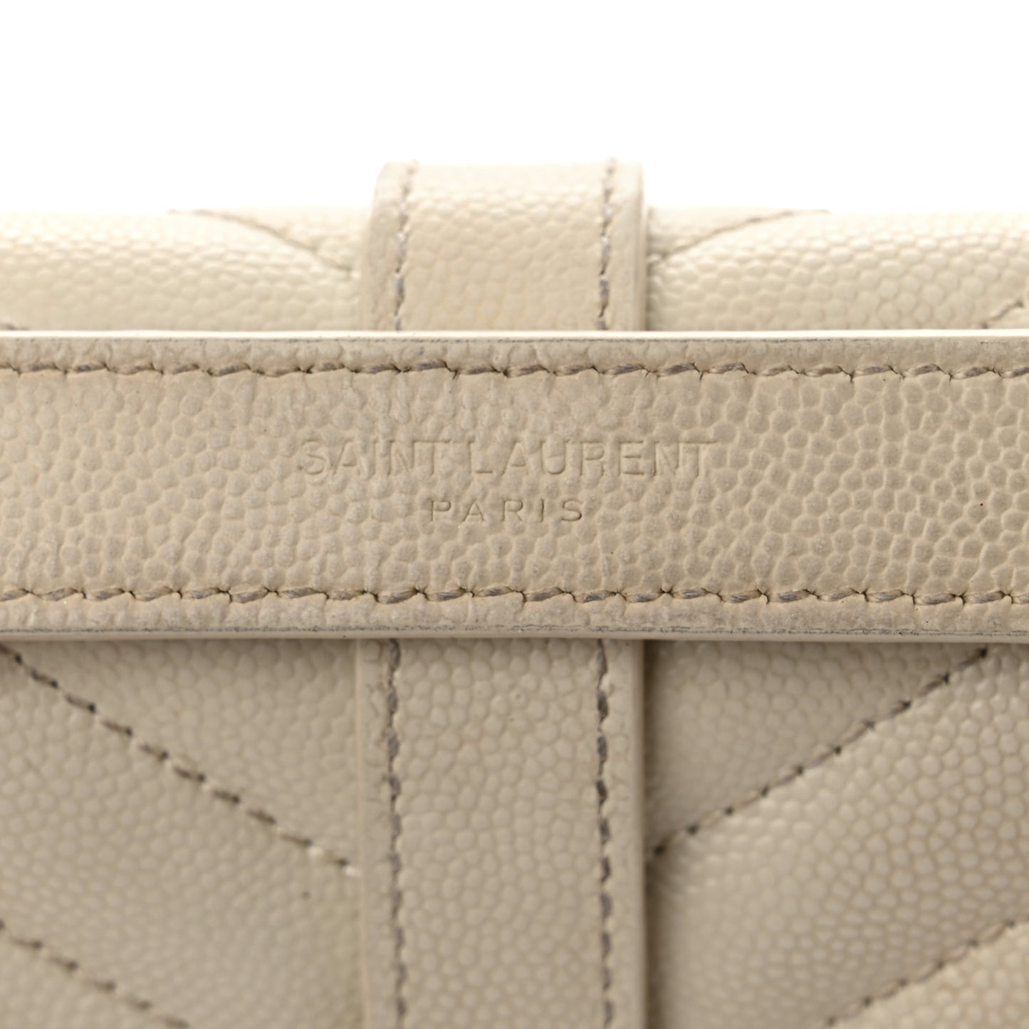 Grain De Poudre Textured Mixed Matelasse Triquilt Medium Monogram Satchel Crema Soft