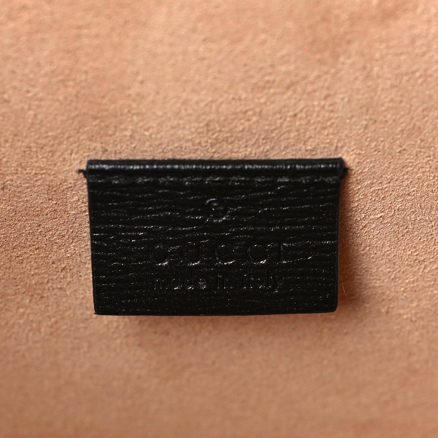 Gucci Calfskin Small Padlock Bamboo Shoulder Bag Black 6 of 7