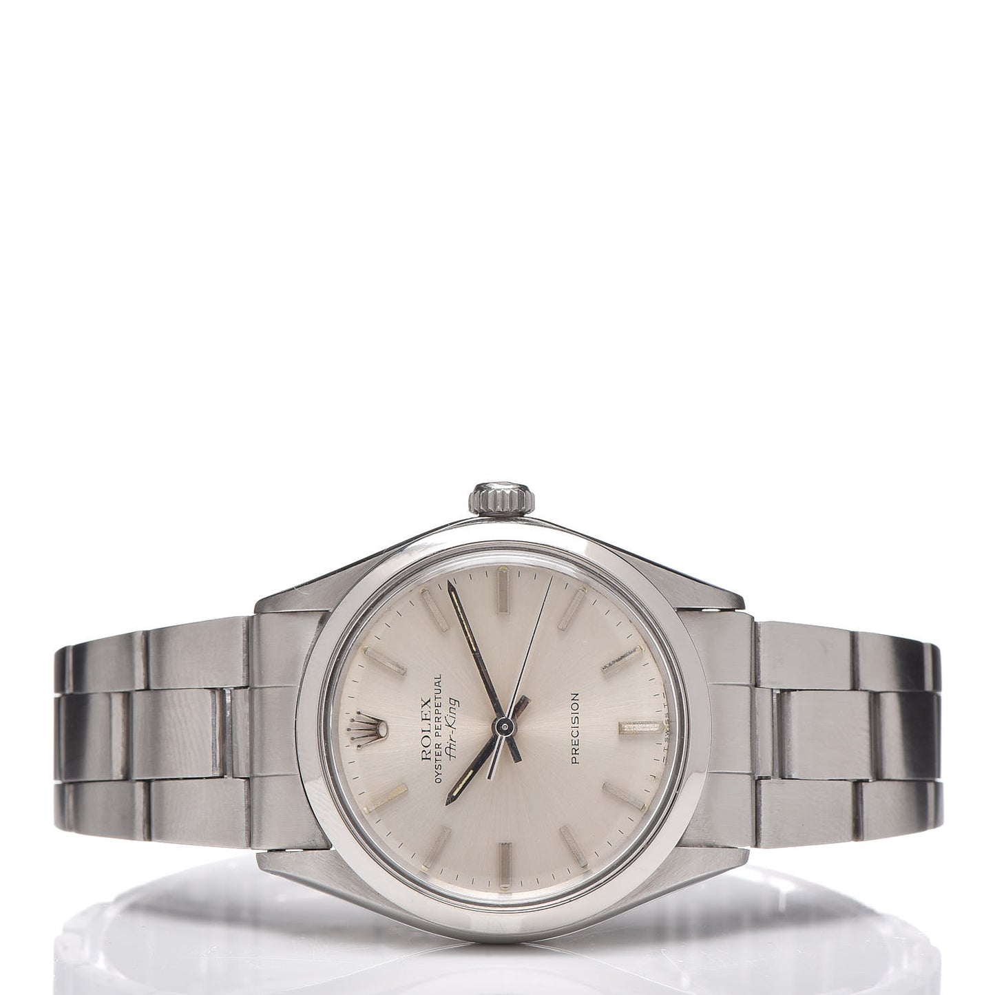 Stainless Steel 34mm Oyster Perpetual Air-King Super Precision Watch Silver 5500