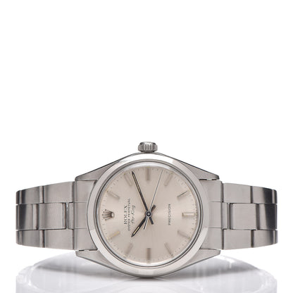 Rolex Stainless Steel 34mm Oyster Perpetual Air-King Super Precision Watch Silver 5500 3 of 6