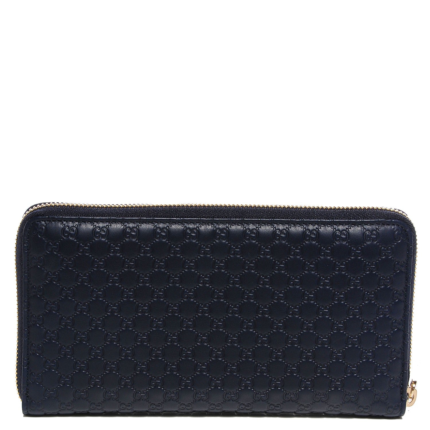 Gucci Microguccissima Large Zip Around Organizer Wallet Blue 1 of 8