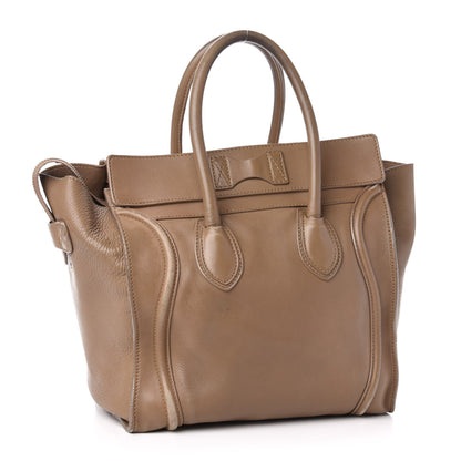 Celine Smooth Calfskin Mini Luggage Camel 3 of 17