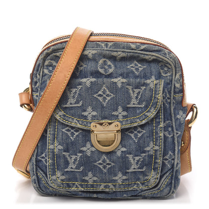 Louis Vuitton Denim Camera Bag Blue 1 of 11