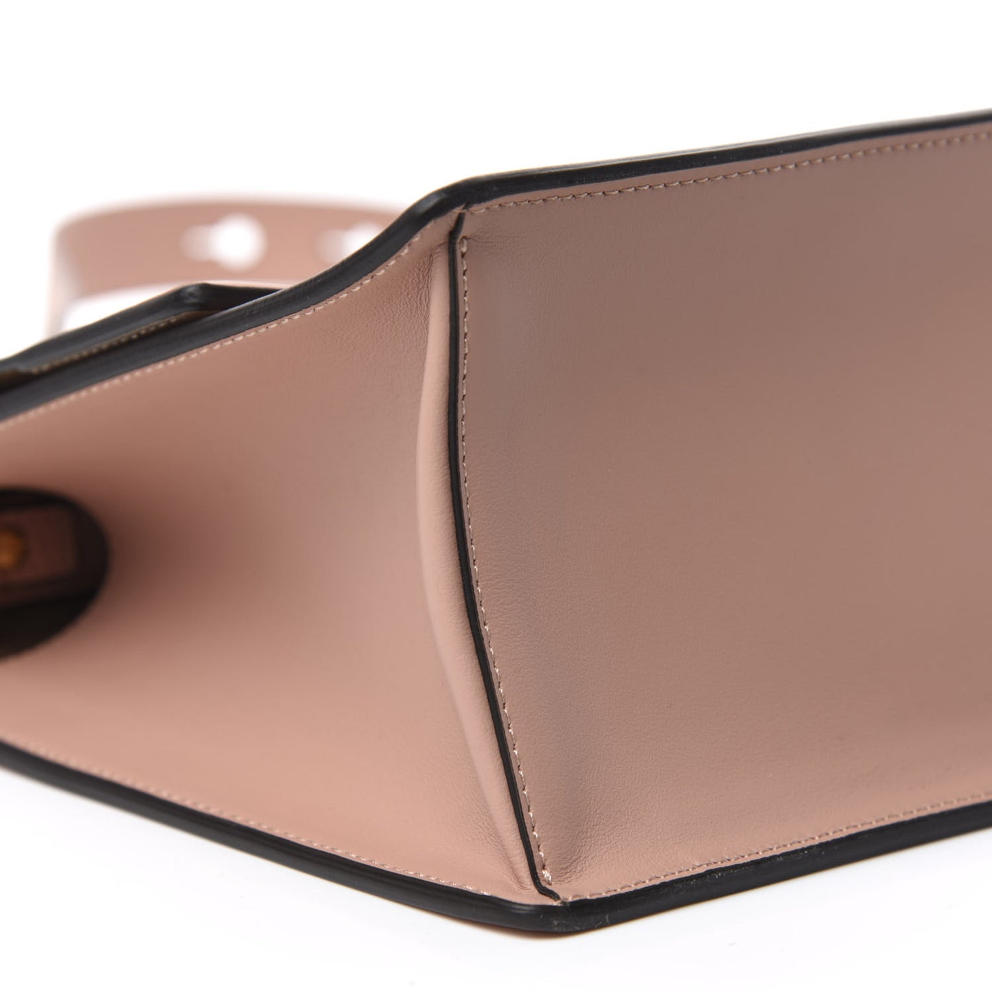 Vitello Grace Matte Kan U Shoulder Bag Rosa Bourbon