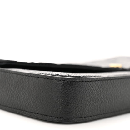 Louis Vuitton Empreinte Pochette Felicie Chain Wallet Black 8 of 9