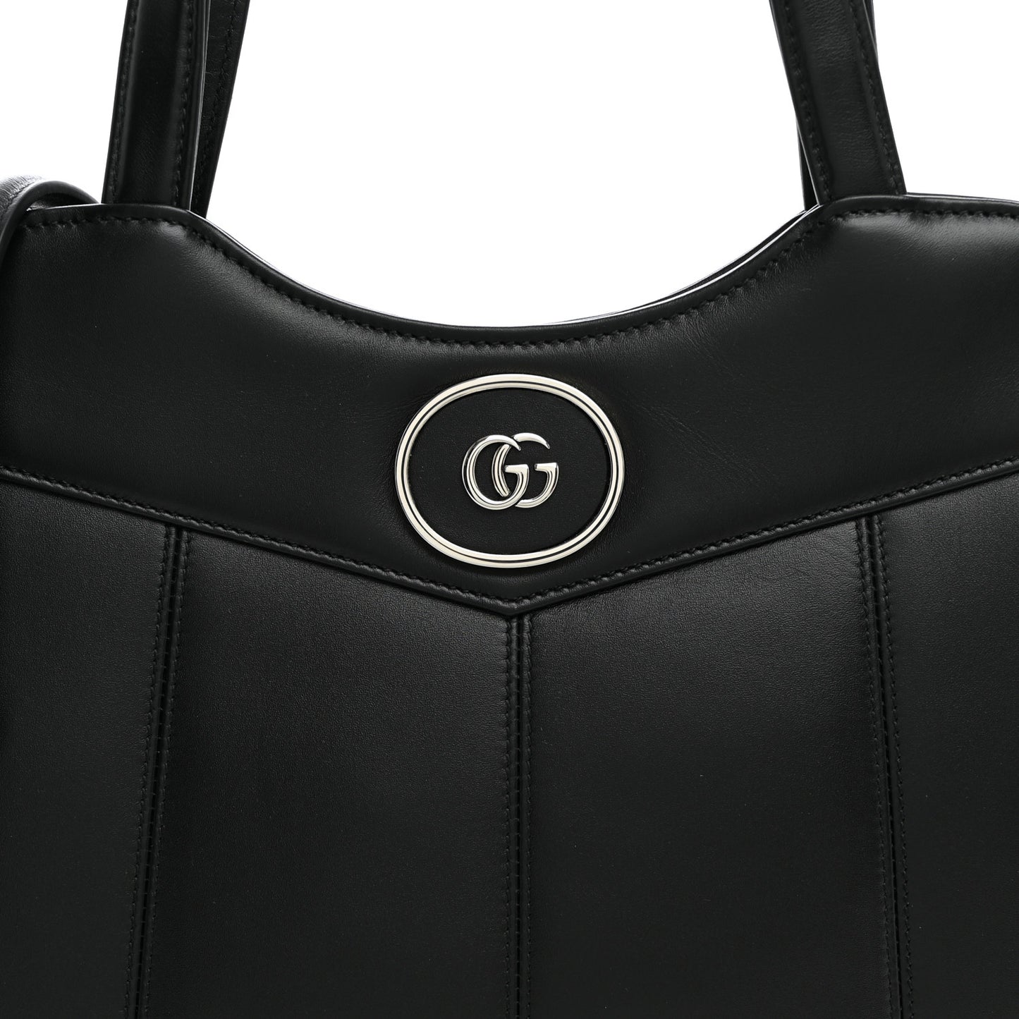 Calfskin Petite GG Small Tote Bag Black
