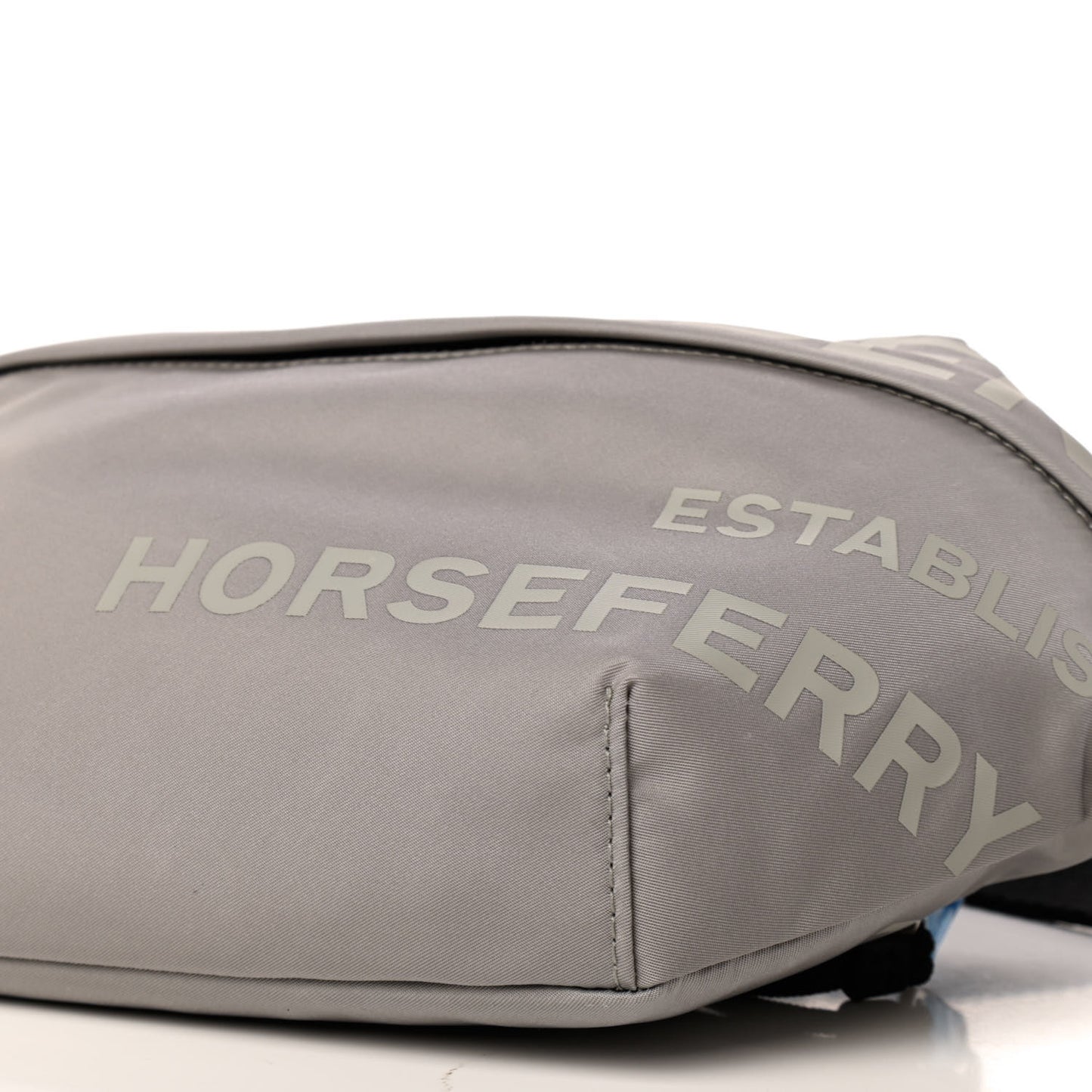 Econyl Horseferry Print Sonny Bum Bag Cloud Grey