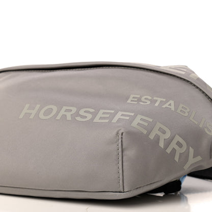 Burberry Econyl Horseferry Print Sonny Bum Bag Cloud Grey 8 of 11