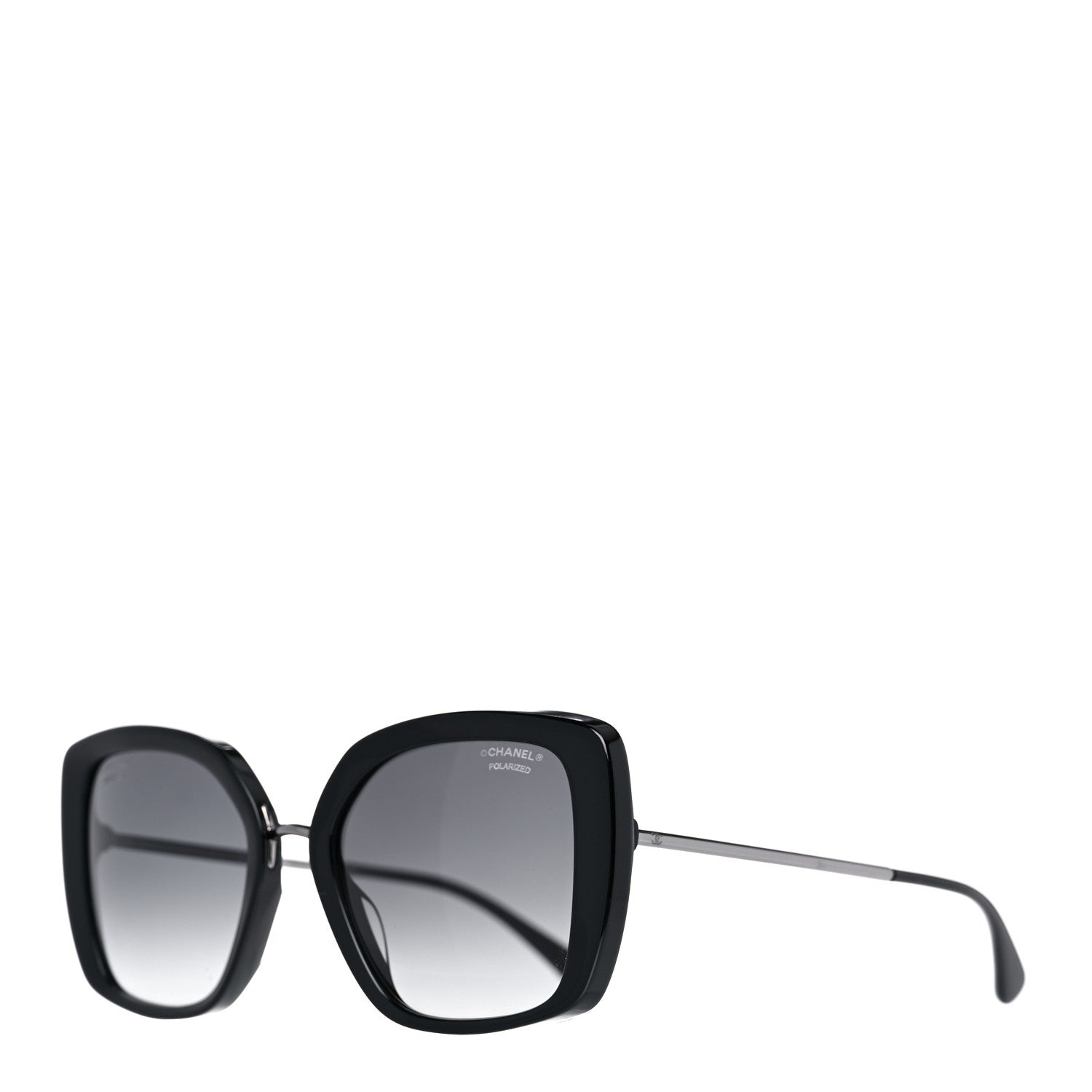 Chanel Polarized Sunglasses 5401 Black 1 of 8