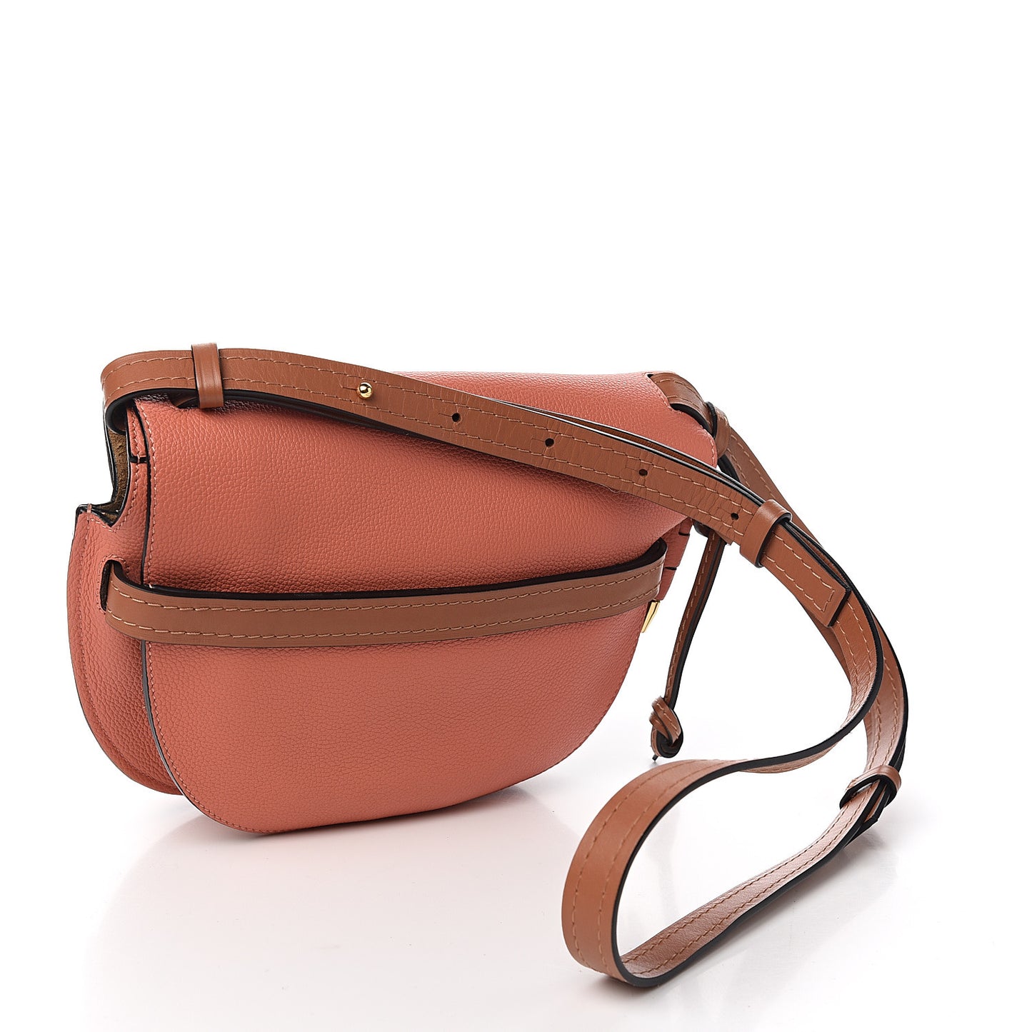Calfskin Small Gate Crossbody Bag Tulip Tan
