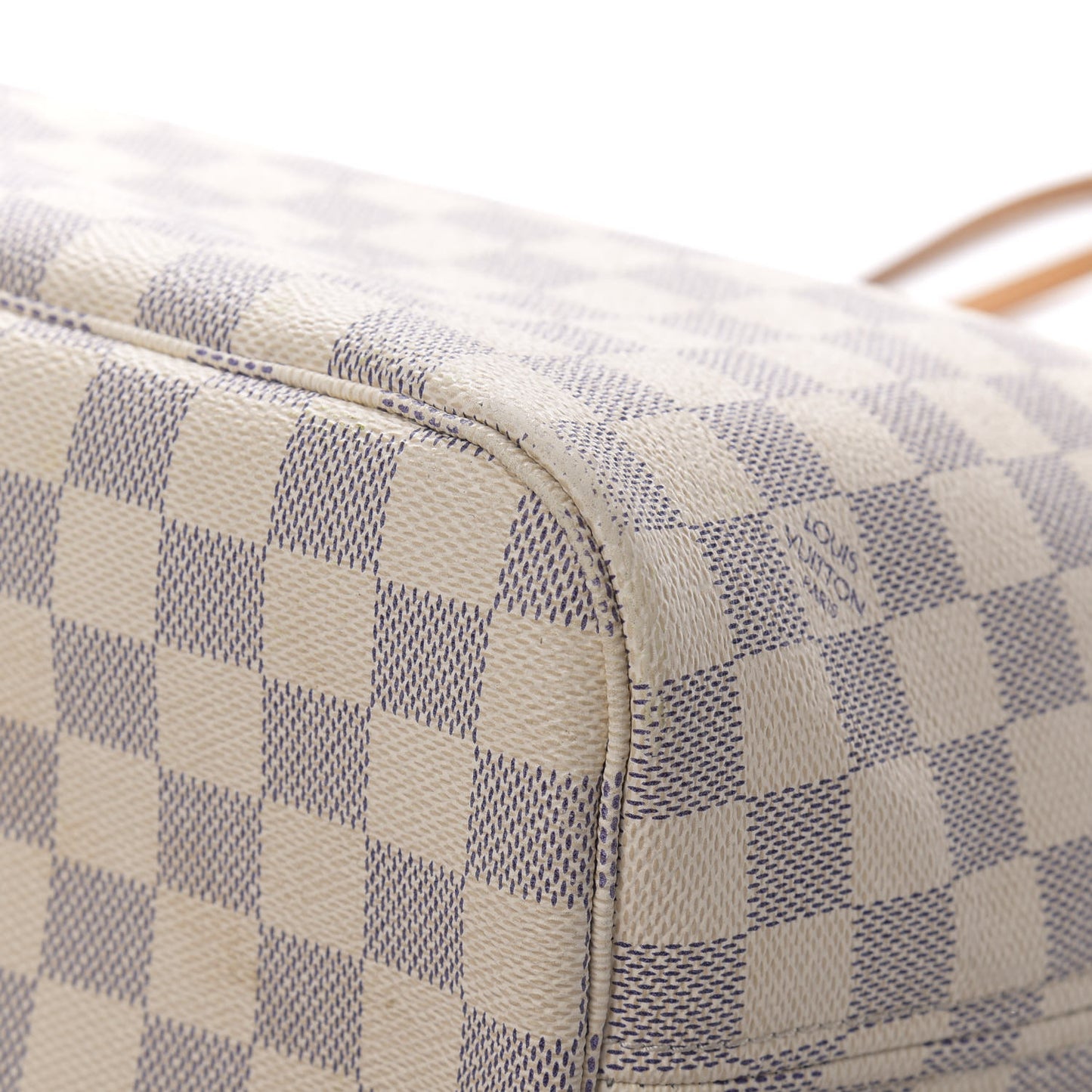 Damier Azur Neo Neverfull MM Rose Ballerine