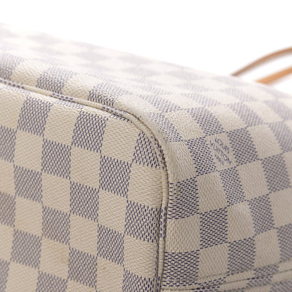 Louis Vuitton Damier Azur Neo Neverfull MM Rose Ballerine 11 of 24