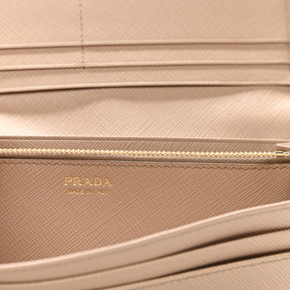 Prada Saffiano Bow Continental Wallet Cammeo 6 of 8