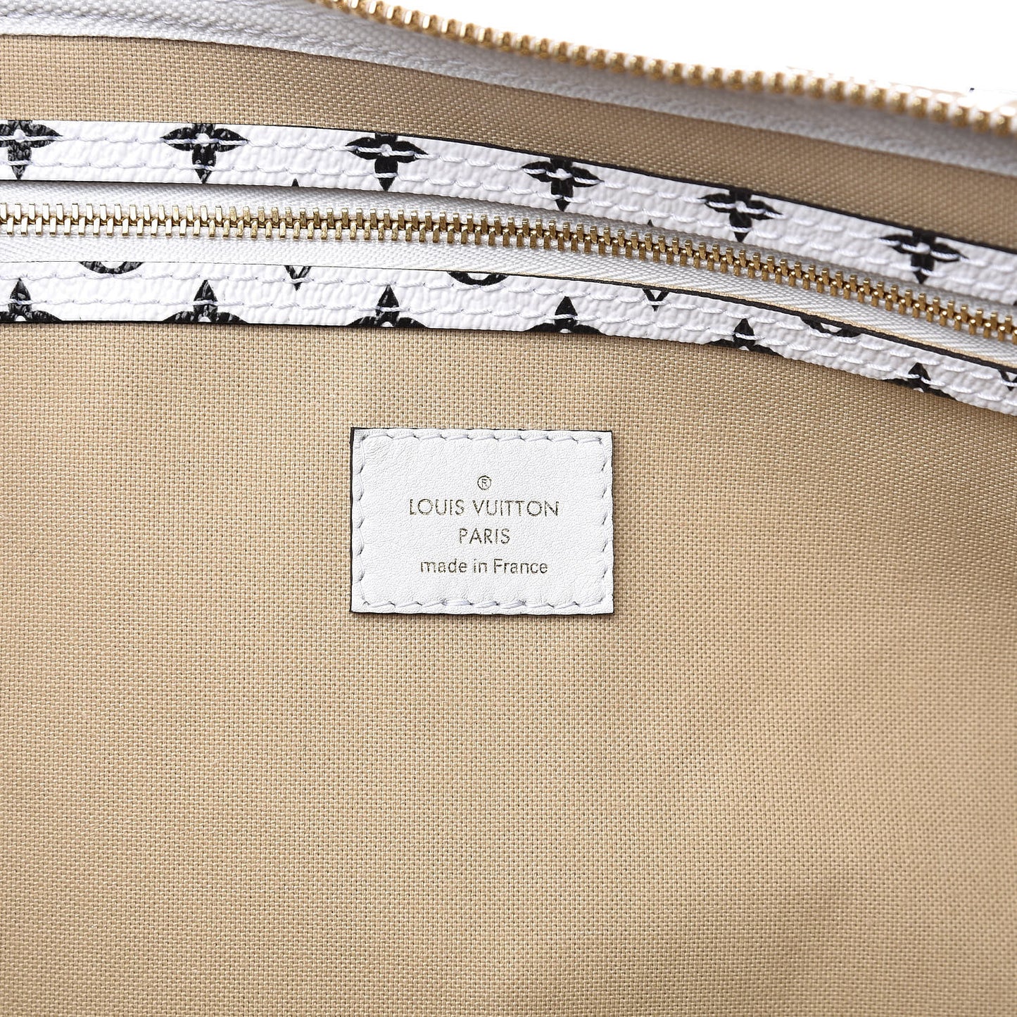 Monogram Giant Keepall Bandouliere 50 Kaki Beige