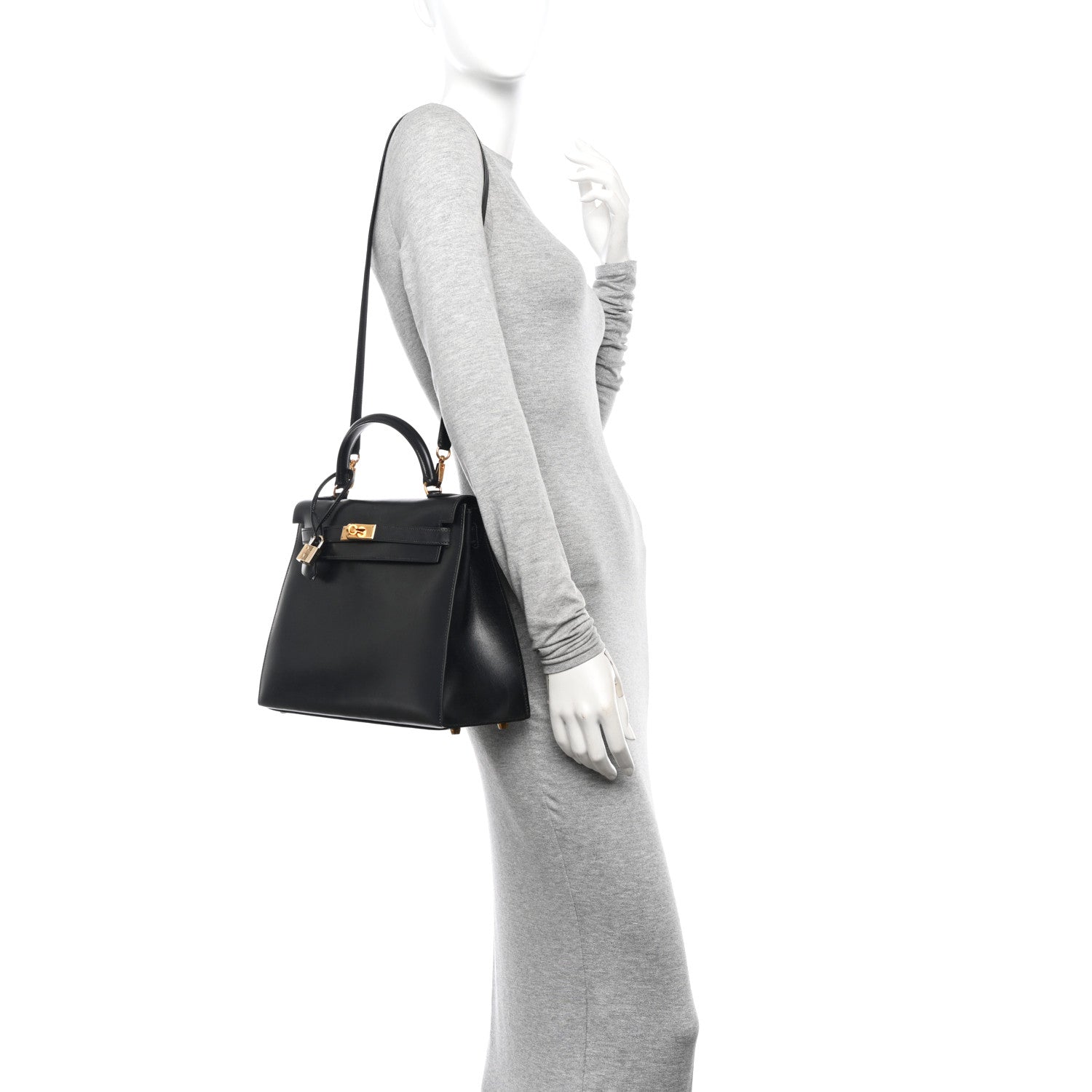 Hermes Box Kelly Sellier 32 Black 2 of 11