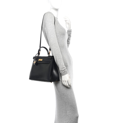 Hermes Box Kelly Sellier 32 Black 2 of 11