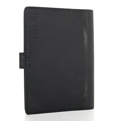 Louis Vuitton Epi Small Ring Agenda Cover Black 2 of 4