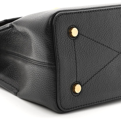 Mulberry Small Classic Grain Calfskin Mini Seaton Black 8 of 9