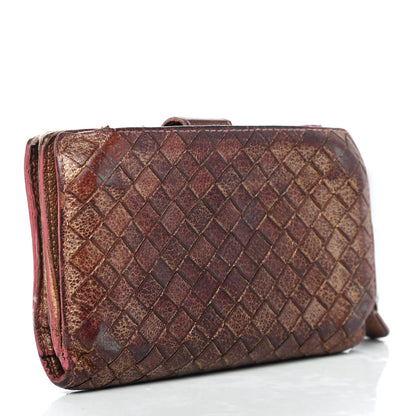 Bottega Veneta Nappa Intrecciato Continental Snap Wallet 2 of 4